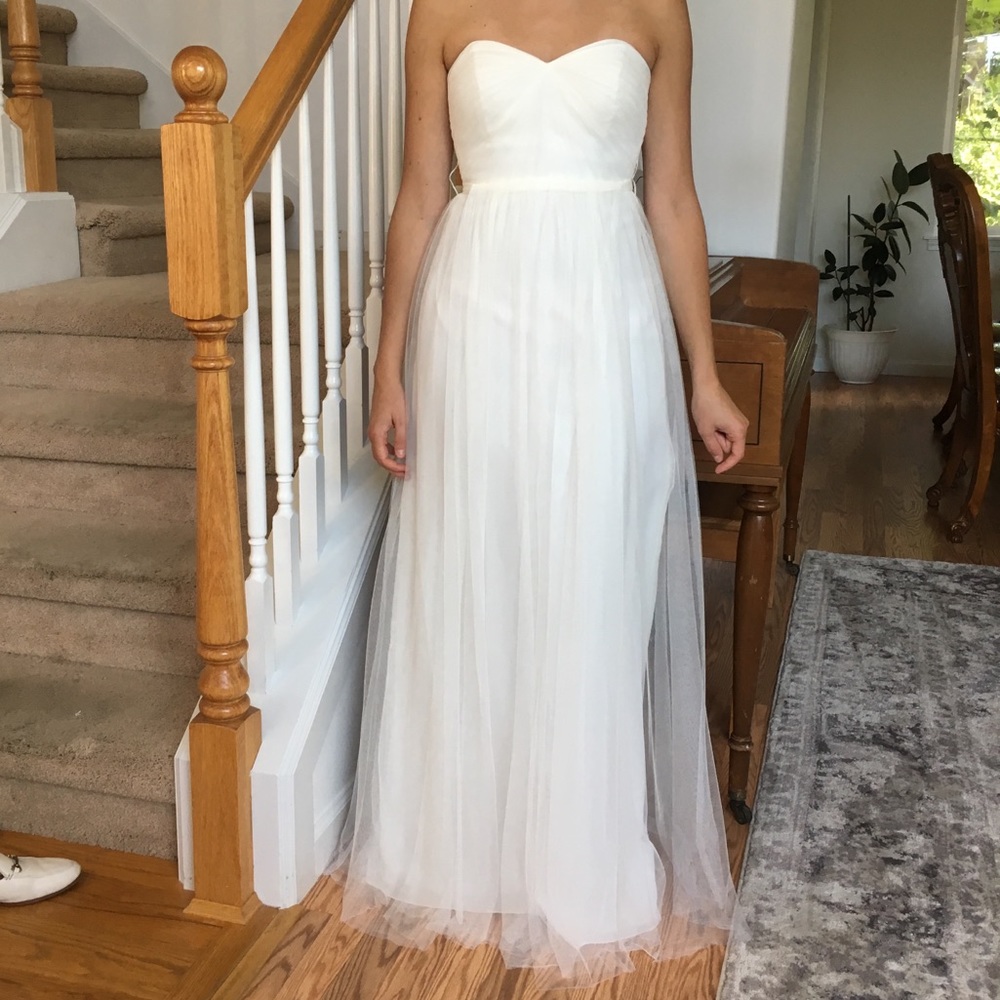Ivory convertible Jenny Yoo dress